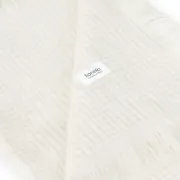 Muselina, Lionelo, Din bumbac, Lavabila la masina de spalat, Dimensiune mare 70x100 cm, Bej BYNLO-MUSLIN_BLANKET_NATURAL_CREAM