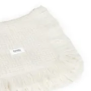 Muselina, Lionelo, Din bumbac, Lavabila la masina de spalat, Dimensiune mare 70x100 cm, Bej BYNLO-MUSLIN_BLANKET_NATURAL_CREAM