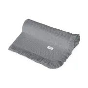 Muselina, Lionelo, Din bumbac, Lavabila la masina de spalat, Dimensiune mare 70x100 cm, Gri BYNLO-MUSLIN_BLANKET_DOVE_GREY
