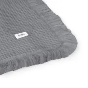 Muselina, Lionelo, Din bumbac, Lavabila la masina de spalat, Dimensiune mare 70x100 cm, Gri BYNLO-MUSLIN_BLANKET_DOVE_GREY