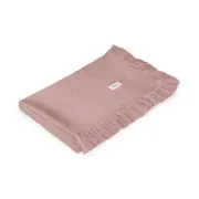 Muselina, Lionelo, Din bumbac, Lavabila la masina de spalat, Dimensiune mare 70x100 cm, Roz BYNLO-MUSLIN_BLANKET_DUSTY_PINK