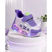 Pantofi sport cu luminite, model iepurasi dragalasi, piele ecologica, fete, mov ad30-78-2