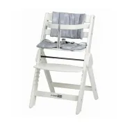 Scaun de masa, FreeON, Finny Fold, 6 luni - 15 Kg, Reglabil pe inaltime, Pernuta, Pliabil, White BYN86489