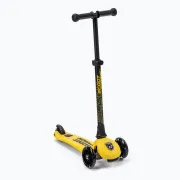 Trotineta Copii Pliabila, Reglabila, Roti Luminoase, Highwaykick 3 Led Lemon, 3-6 Ani, Pana La 50 Kg, Scoot  Ride Pjb96358