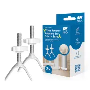 Adaptoare tip Y pentru porti de siguranta pentru scari si balustrade, set 2 buc, Alb