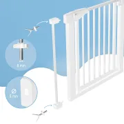 Adaptoare tip Y pentru porti de siguranta pentru scari si balustrade, set 2 buc, Alb