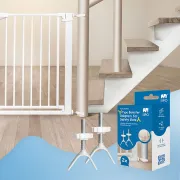 Adaptoare tip Y pentru porti de siguranta pentru scari si balustrade, set 2 buc, Alb