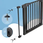 Adaptoare tip Y pentru porti de siguranta pentru scari si balustrade, set 2 buc, Negru