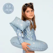 Aripioare gonflabile de inot SIPO, sustinatoare pentru copii 3-6 ani (15-30 kg), Blue