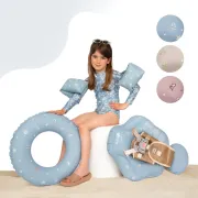 Aripioare gonflabile de inot SIPO, sustinatoare pentru copii 3-6 ani (15-30 kg), Blue