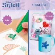 Arta pe geam - stitch & angel