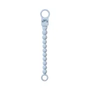 Bibs - clip pentru suzeta beaded, cu margele din silicon baby blue bbb9502231