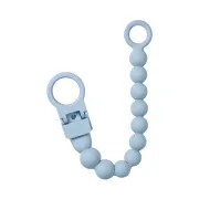 Bibs - clip pentru suzeta beaded, cu margele din silicon baby blue bbb9502231