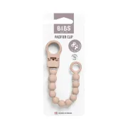 Bibs - clip pentru suzeta beaded, cu margele din silicon blush bbb9502244