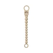 Bibs - clip pentru suzeta beaded, cu margele din silicon vanilla bbb9502245