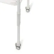Cadita de baie cu suport, Jane, Flip, Cu 2 pozitii anatomice, Cu masuta de infasat, Cu tavita si compartimente pentru accesorii, Conform cu standardele europene EN 17072:2018EN 12221:2008+A1:2013, Mist BYN8420421092965