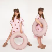 Colac gonflabil de inot SIPO 50 cm, pentru copii 3-6 ani (15-30 kg), Pink