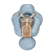 Colac gonflabil de inot SIPO Swim Pro, sustinator pentru bebelusi 6-36 luni (11-18 kg), Blue