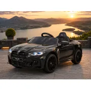 Mae Ina Electrica Bmw M4 12v Negru Metalic, Licenta Oficiala ,   Telecomanda 2.4g, Scaun Piele Pjbc4k2418zwart