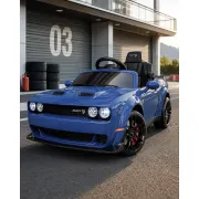 Masinuta Electrica Copii Dodge Charger Srt 12v, Telecomanda, Bluetooth, Sa Piele, Suspensie, 3-5 Ani Pjbc4k0955
