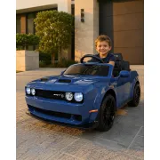 Masinuta Electrica Copii Dodge Charger Srt 12v, Telecomanda, Bluetooth, Sa Piele, Suspensie, 3-5 Ani Pjbc4k0955