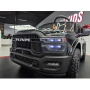 Masinuta Electrica Copii Dodge Ram Pick-up 12v, Telecomanda, Bluetooth, Sa Piele, Soft Start, Negru Pjbc4kk03zwart
