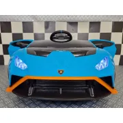 Masinuta Electrica Copii Lamborghini Huracan Sto 12v, Functie Drift, Telecomanda 2.4g, Bluetooth, Usb, Sa Piele, 3-5 Ani Pjbc4k0026blauw