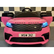Masinuta Electrica Copii Range Rover Velar 12v, Telecomanda 2.4g, Sa Piele, Centura 5 Puncte, Roz Pjbc4k2088roze