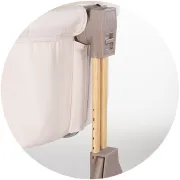 Patut co-sleeper pliabil Chipolino SleepNFold cashmere HUBKOSSF0264CA