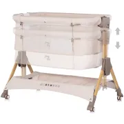 Patut co-sleeper pliabil Chipolino SleepNFold cashmere HUBKOSSF0264CA