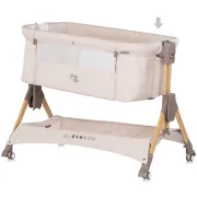 Patut co-sleeper pliabil Chipolino SleepNFold cashmere HUBKOSSF0264CA