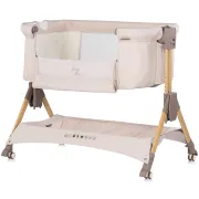 Patut co-sleeper pliabil Chipolino SleepNFold cashmere HUBKOSSF0264CA
