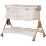 Patut co-sleeper pliabil Chipolino SleepNFold cashmere HUBKOSSF0264CA