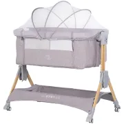 Patut co-sleeper pliabil Chipolino SleepNFold platinum HUBKOSSF0262PL
