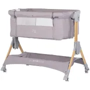 Patut co-sleeper pliabil Chipolino SleepNFold platinum HUBKOSSF0262PL
