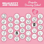 Proiector pentru desen - hello kitty & prietenii