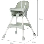 Scaun de masa Chipolino Avocado matcha HUBSTHAV0263MA