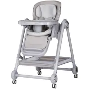 Scaun de masa Chipolino Melba 2 in 1 platinum HUBSTHME0261PL