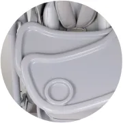 Scaun de masa Chipolino Melba 2 in 1 platinum HUBSTHME0261PL