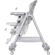 Scaun de masa Chipolino Melba 2 in 1 platinum HUBSTHME0261PL