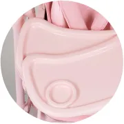 Scaun de masa Chipolino Melba 2 in 1 powder pink HUBSTHME0264PP