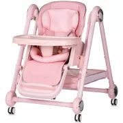 Scaun de masa Chipolino Melba 2 in 1 powder pink HUBSTHME0264PP