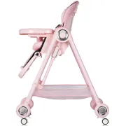 Scaun de masa Chipolino Melba 2 in 1 powder pink HUBSTHME0264PP