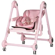 Scaun de masa Chipolino Melba 2 in 1 powder pink HUBSTHME0264PP