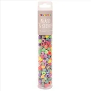 Set 180 margele pastelate cu dungi playbox, multicolore - okepb2472439