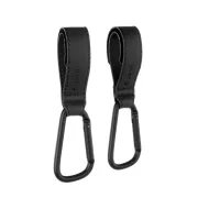 Set 2 agatatori pentru carucior, Jane, Fixare pe cadru, multifunctionale, Black BYN8420421091470