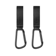 Set 2 agatatori pentru carucior, Jane, Fixare pe cadru, multifunctionale, Black BYN8420421091470