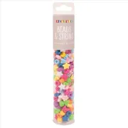 Set 200 margele creative playbox, inimioare, flori, stele si fluturi, multicolore - okepb2472441