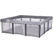 Tarc de joaca Chipolino Easy 180x180 cm grey HUBKOIEA0251GY