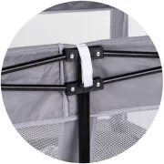 Tarc de joaca Chipolino Vibe 120x120 cm grey HUBKOIVI0251GY